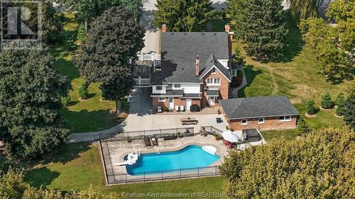 13590 Longwoods Road, Thamesville, ON - Outdoor With In Ground Pool