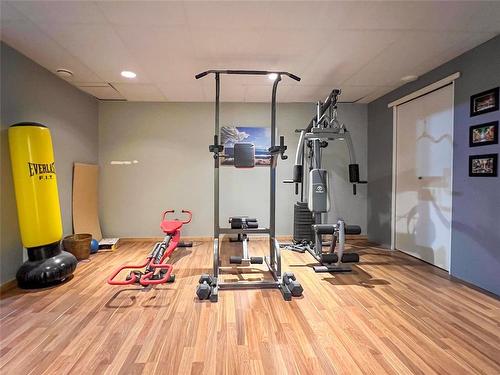 407 1St Avenue, Rivers, MB - Indoor Photo Showing Gym Room