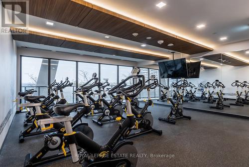 1123 - 30 Shore Breeze Drive, Toronto, ON - Indoor Photo Showing Gym Room