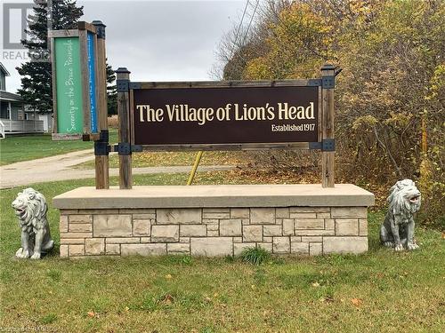 WELCOME TO LIONS HEAD - 2 John Street, Lions Head, ON - Outdoor