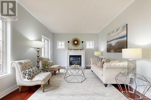 1616 Docking Court, Oshawa, ON - Indoor Photo Showing Living Room With Fireplace