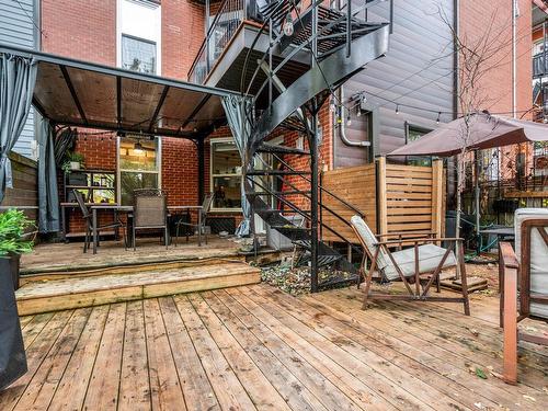 Cour - 2083 Rue Dorion, Montréal (Ville-Marie), QC - Outdoor With Deck Patio Veranda With Exterior