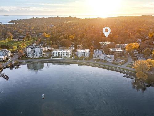 203-1400 Newport Ave, Oak Bay, BC - Outdoor With Body Of Water With View