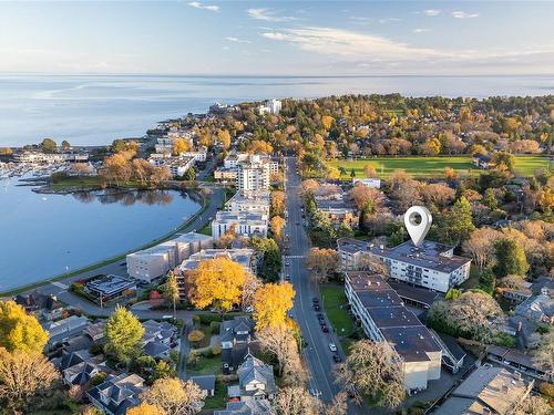 203-1400 Newport Ave, Oak Bay, BC - Outdoor With Body Of Water With View