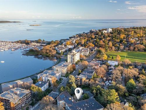 203-1400 Newport Ave, Oak Bay, BC - Outdoor With Body Of Water With View