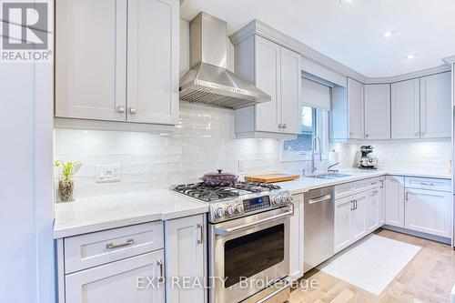 28 Ramsey Crescent, Hamilton, ON - Indoor Photo Showing Kitchen With Upgraded Kitchen