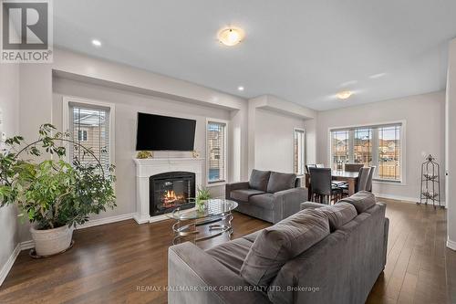 8 Pollock Avenue, Brock, ON - Indoor Photo Showing Living Room With Fireplace