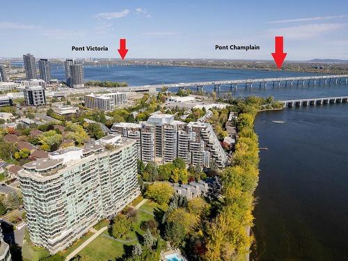 Aerial photo - 1006-50 Rue Berlioz, Montréal (Verdun/Île-Des-Soeurs), QC - Outdoor With Body Of Water With View