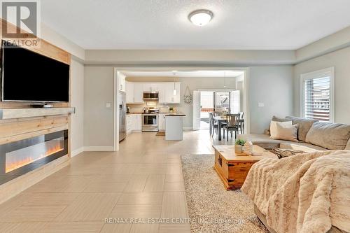 200 Birkinshaw Road, Cambridge, ON - Indoor Photo Showing Living Room With Fireplace