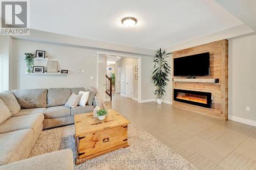 200 Birkinshaw Road, Cambridge, ON - Indoor Photo Showing Living Room With Fireplace