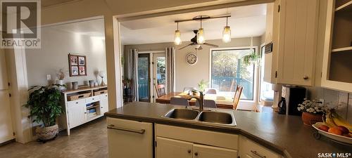 704 Railway Avenue, Loon Lake, SK - Indoor Photo Showing Kitchen With Double Sink