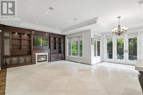 117 Upper Canada Drive, Toronto, ON - Indoor Photo Showing Other Room With Fireplace