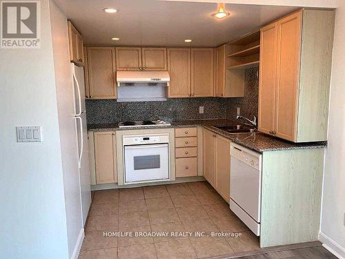 3310 - 8 Park Road, Toronto, ON - Indoor Photo Showing Kitchen With Double Sink