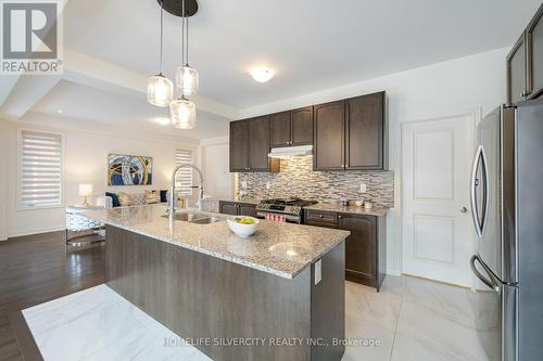 24 Dumaine Street, Whitby, ON - Indoor Photo Showing Kitchen With Double Sink With Upgraded Kitchen