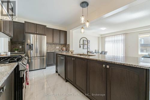 24 Dumaine Street, Whitby, ON - Indoor Photo Showing Kitchen With Double Sink With Upgraded Kitchen