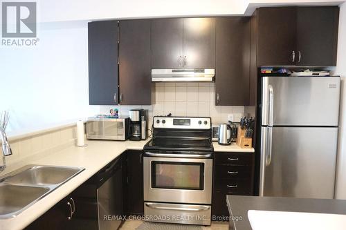 307 - 3075 Thomas Street, Mississauga, ON - Indoor Photo Showing Kitchen With Stainless Steel Kitchen With Double Sink