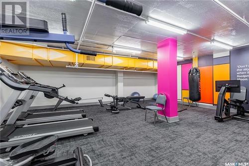 1706 320 5Th Avenue N, Saskatoon, SK - Indoor Photo Showing Gym Room