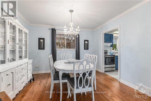 1699 Fieldstone Crescent, Ottawa, ON - Indoor Photo Showing Dining Room