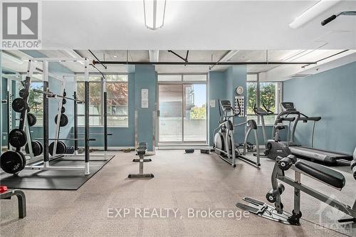 1501 - 179 George Street, Ottawa, ON - Indoor Photo Showing Gym Room