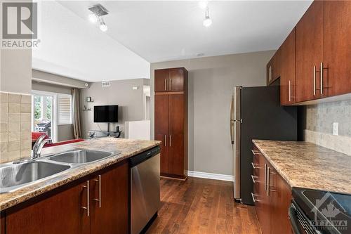 1113 Stittsville Main Street Unit#G, Ottawa, ON - Indoor Photo Showing Kitchen With Double Sink