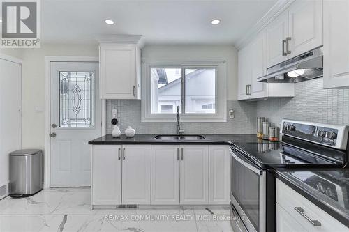 33 Windsor Avenue, Ajax, ON - Indoor Photo Showing Kitchen With Double Sink