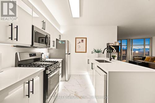 1212 - 35 Mariner Terrace, Toronto, ON - Indoor Photo Showing Kitchen With Stainless Steel Kitchen With Upgraded Kitchen