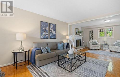 263 Clover Leaf Street, Vaughan, ON - Indoor Photo Showing Living Room With Fireplace