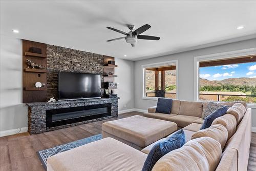 11902 La Costa Lane, Osoyoos, BC - Indoor Photo Showing Living Room With Fireplace