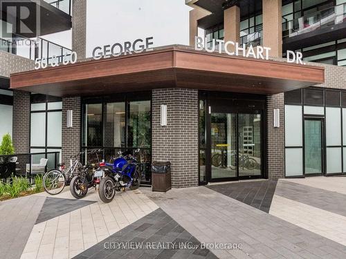 317 - 60 George Butchart Drive, Toronto, ON - Outdoor With Balcony