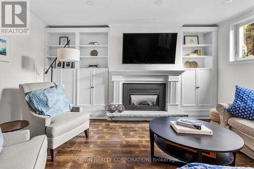 2 Ashmount Crescent, Toronto, ON - Indoor Photo Showing Living Room With Fireplace