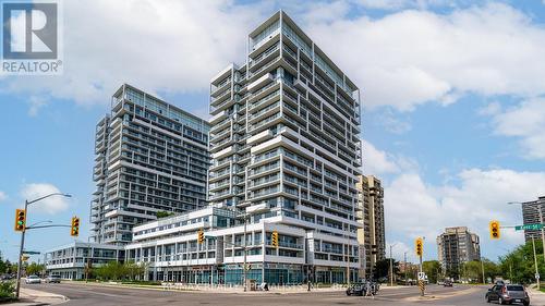 1509 - 55 Speers Road, Oakville, ON - Outdoor With Balcony With Facade