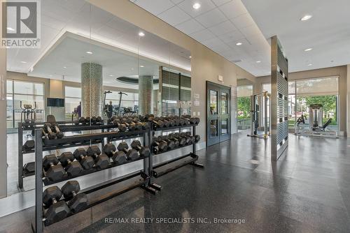 1509 - 55 Speers Road, Oakville, ON - Indoor Photo Showing Gym Room