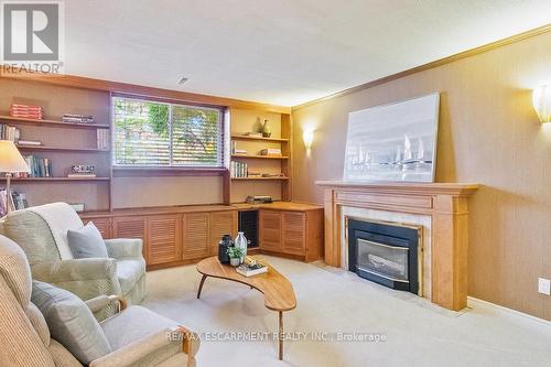 1180 Falgarwood Drive, Oakville, ON - Indoor Photo Showing Living Room With Fireplace