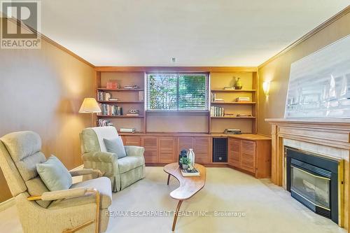 1180 Falgarwood Drive, Oakville, ON - Indoor Photo Showing Other Room With Fireplace