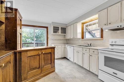 231 Riverside Drive, London, ON - Indoor Photo Showing Kitchen With Double Sink