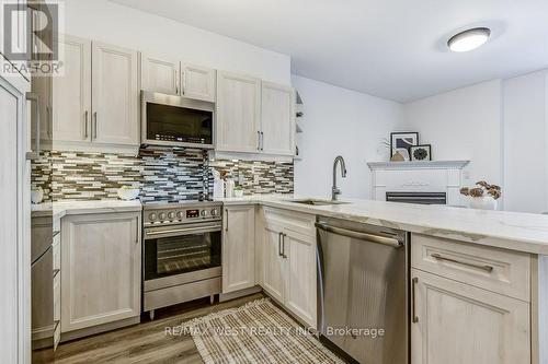 619 - 96 Strachan Avenue, Toronto, ON - Indoor Photo Showing Kitchen With Upgraded Kitchen