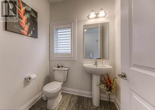 Bathroom with toilet - 14 Greyhawk Street, Kitchener, ON - Indoor Photo Showing Bathroom