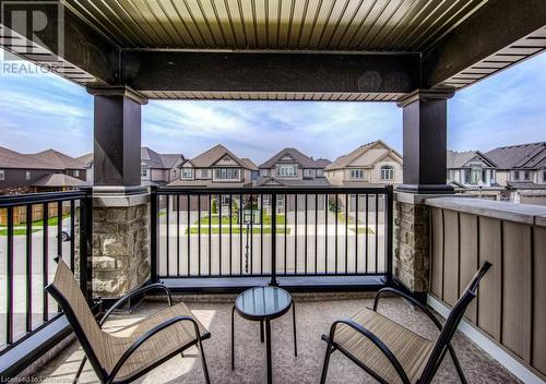 View of balcony - 14 Greyhawk Street, Kitchener, ON - Outdoor With Exterior