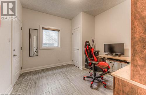 Office featuring a textured ceiling - 14 Greyhawk Street, Kitchener, ON - Indoor Photo Showing Office