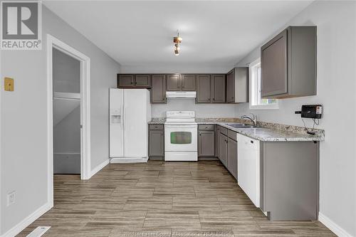 3692 Holburn Street, Windsor, ON - Indoor Photo Showing Kitchen With Double Sink