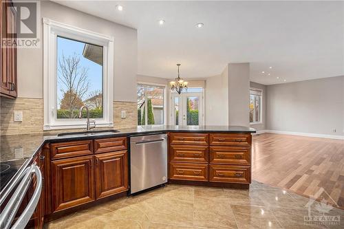 50 Laxford Drive, Ottawa, ON - Indoor Photo Showing Kitchen With Double Sink With Upgraded Kitchen