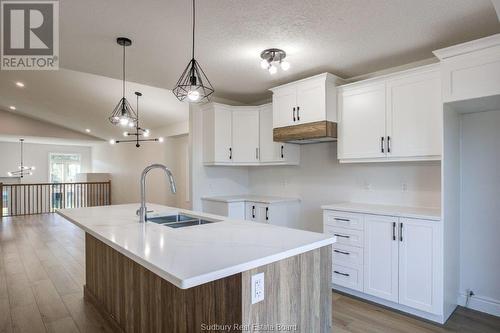 251 Eclipse, Sudbury, ON - Indoor Photo Showing Kitchen With Double Sink