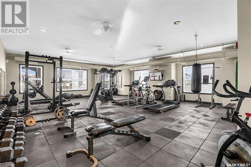 1704 1015 Patrick Crescent, Saskatoon, SK - Indoor Photo Showing Gym Room