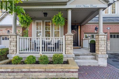 359 Nunn Court, Milton, ON - Outdoor With Deck Patio Veranda With Facade