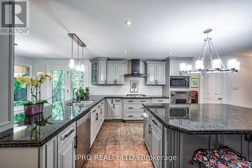 1638 Birchwood Drive, Mississauga, ON - Indoor Photo Showing Kitchen With Double Sink With Upgraded Kitchen