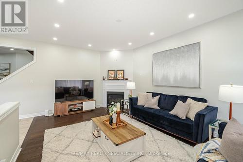 27 Fulmer Road, Brampton, ON - Indoor Photo Showing Living Room With Fireplace