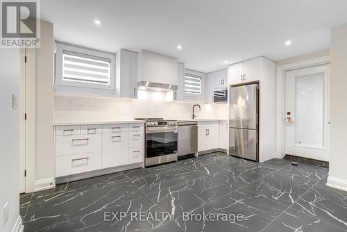 Lower - 186 Rosemount Avenue, Toronto, ON - Indoor Photo Showing Kitchen With Upgraded Kitchen