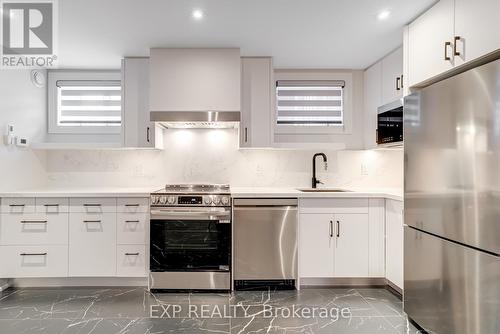 Lower - 186 Rosemount Avenue, Toronto, ON - Indoor Photo Showing Kitchen With Upgraded Kitchen