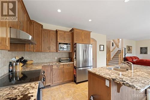 1817 Mickelberry Crescent, Ottawa, ON - Indoor Photo Showing Kitchen With Double Sink With Upgraded Kitchen