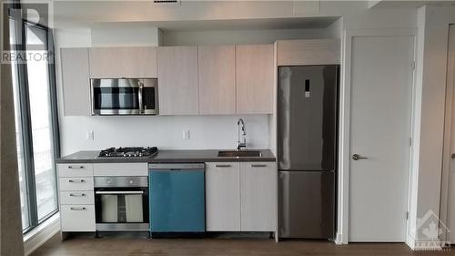 203 Catherine Street Unit#1007, Ottawa, ON - Indoor Photo Showing Kitchen